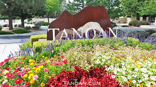 Tanoan West entrance sign
